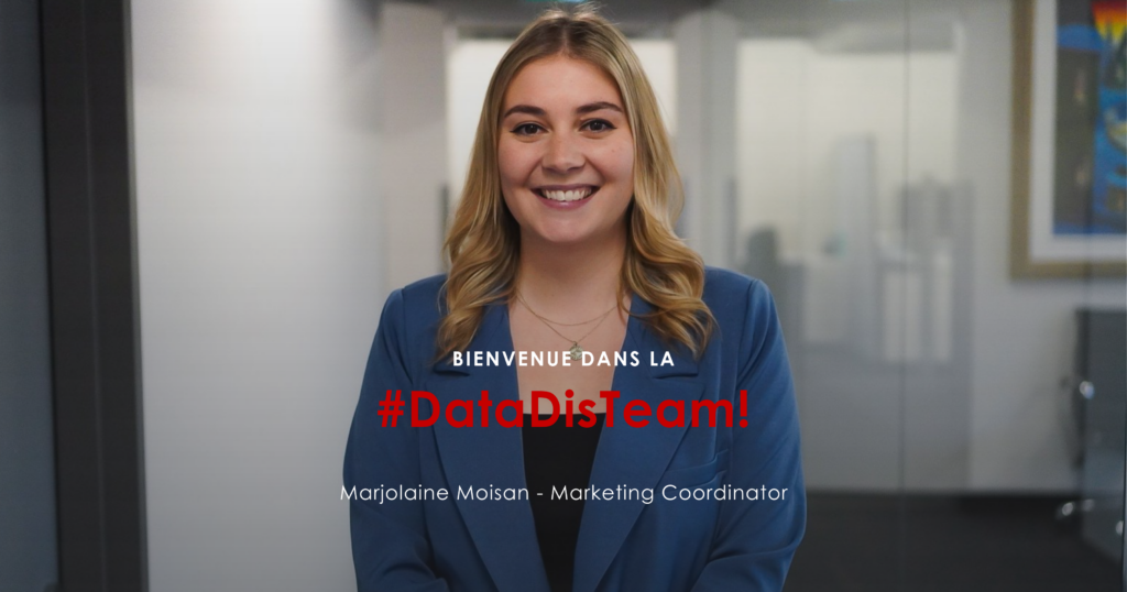 Bienvenue à Marjolaine Moisan dans la #DataDisTeam