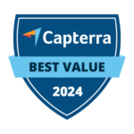 Badge Capterra - Meilleure valeur 2024